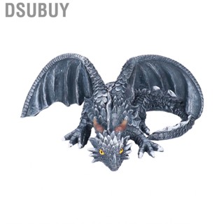 Dsubuy Dragon Sculpture Squatting Statue Firm For Terrace Decoration