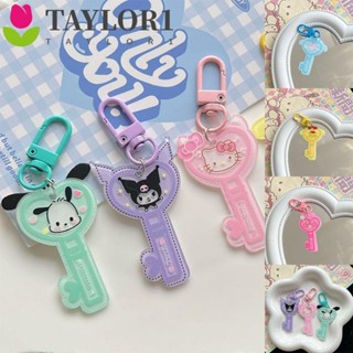 Taylor1 พวงกุญแจ จี้การ์ตูน Pochacco Kittys Mymelody Cinnamoroll Pompom Purin สําหรับเด็ก