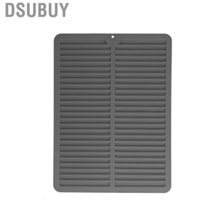 Dsubuy Dish Drying Mat Multiple Usage Silicone Draining Pad For Kitchen Counter BS