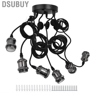 Dsubuy Classic Spider Pendent Lamp Holder Ajustable DIY Ceiling for Bars Hotels Home Decoration