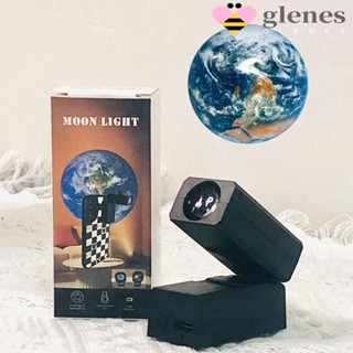 Glenes โคมไฟโปรเจคเตอร์ LED รูปฟักทองผี ดวงจันทร์ ดาวเคราะห์ แนวสร้างสรรค์ สําหรับตกแต่งผนัง พื้นหลังฮาโลวีน