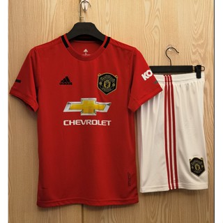 เสื้อกีฬาแขนสั้น ลายทีมชาติฟุตบอล M-United 19 20 ชุดเหย้า สําหรับผู้ใหญ่