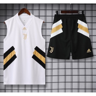 เสื้อกีฬาแขนสั้น ลายทีมชาติฟุตบอล Juventus 23 24 ชุดเหย้า สีขาว สําหรับผู้ใหญ่