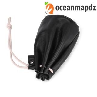 Oceanmapdz กระเป๋าใส่เหรียญ หนังวัว แบบผูกเชือก ทนทาน อเนกประสงค์ สไตล์เรโทร สําหรับเด็ก /