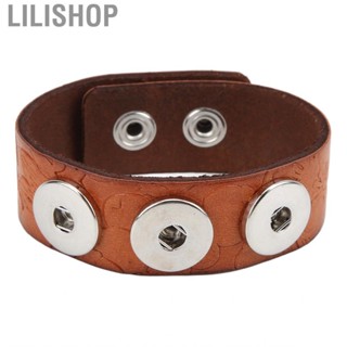 Lilishop Faux Leather Bracelets For Gifts Single Layer Wristbands