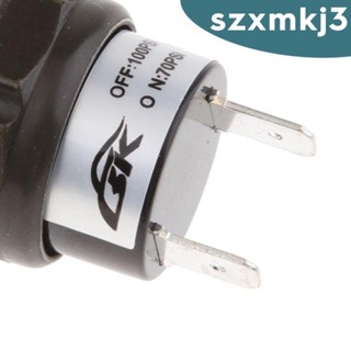 [Szxmkj3] สวิตช์ควบคุมแรงดันคอมเพรสเซอร์ 12V 70-100PSI Off 1/4 นิ้ว NPT