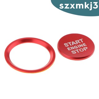 [Szxmkj3] สติกเกอร์ปุ่มกดสตาร์ทเครื่องยนต์รถยนต์ สําหรับ A4 A5 17 2018