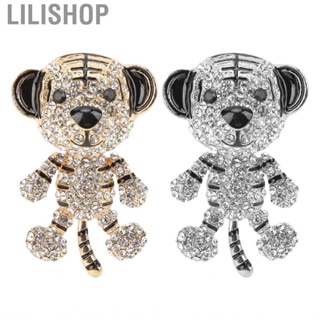 Lilishop Silver Brooch Pins Unique Beautiful Rhinestone for Women Decoration Gift