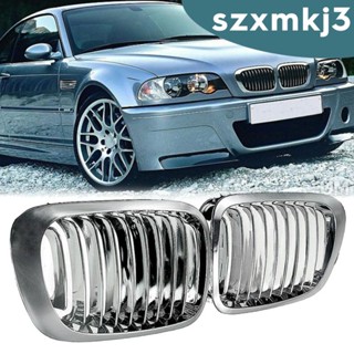 [Szxmkj3] กระจังหน้าโครเมี่ยม 2 ชิ้น สําหรับ E46 Series