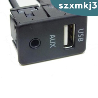 [Szxmkj3] อะแดปเตอร์เมาท์แจ็คหูฟัง USB AUX ตัวผู้ 3.5 มม. สําหรับรถยนต์