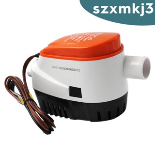 [Szxmkj3] ใหม่ ปั๊มน้ําใต้ท้องเรือยอร์ช อัตโนมัติ 12V 1100GPH สีส้ม