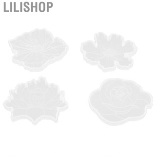 Lilishop Coaster Mold  Resin Molds DIY Making Small Compact for Decorations