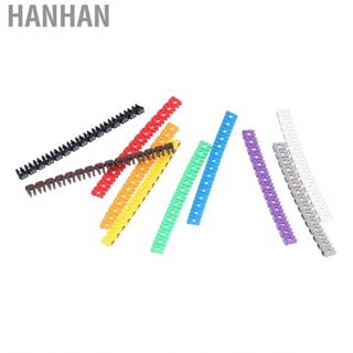 Hanhan Wire Marker Plastic Cable Identification Tube  Colorful For Fixing