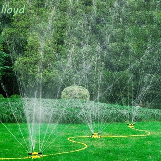 Lloyd สปริงเกลอร์สนามหญ้า 360° หัวฉีดสเปรย์ หมุนอัตโนมัติ สําหรับรดน้ําในสวน