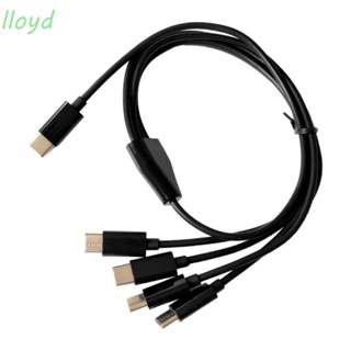 Lloyd สายชาร์จพาวเวอร์ซัพพลาย 4 In 1 USB เป็น 4 พอร์ต Type C