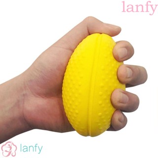 Lanfy ลูกบอลบีบฟองน้ํา น้ําหนักเบา ไร้กลิ่น สําหรับออกกําลังกาย เล่นเทนนิส