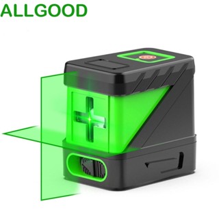 Allgoods เลเซอร์วัดระดับ แนวตั้ง 2 เส้น แสงสีเขียว