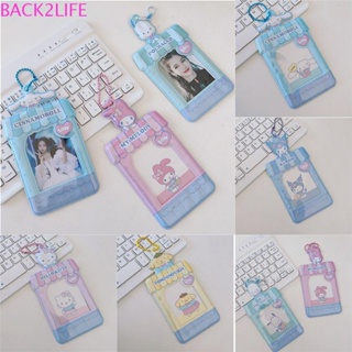 Back2life ปกการ์ด PVC ลายการ์ตูน Kuromi Cinnamonroll Melody Kpop Star สไตล์เกาหลี สําหรับของขวัญ