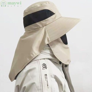 Maywi หมวกกันแดด UPF 50+ ป้องกันรังสียูวี ถอดออกได้ สําหรับตกปลา เดินป่า ตั้งแคมป์ กลางแจ้ง