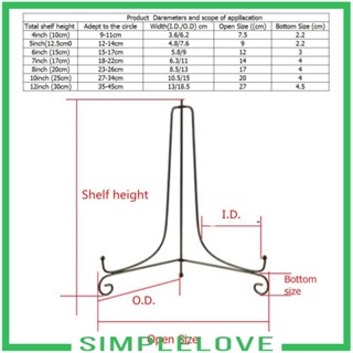 [Simple] ขาตั้งเหล็ก สีทอง 4-12 นิ้ว สําหรับวางกรอบรูป การ์ด ตกแต่งบ้าน