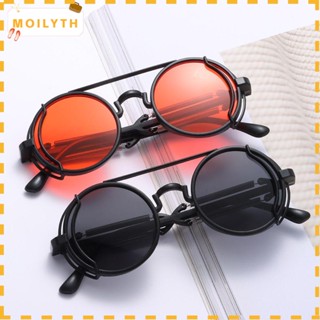 Moilyth Steampunk แว่นตากันแดด สไตล์โกธิค พังก์ ป้องกัน UV400