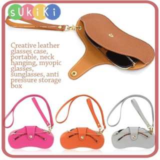 Sukiki กระเป๋าใส่แว่นตา แบบคล้องคอ แฮนด์เมด สําหรับเดินทาง สํานักงาน