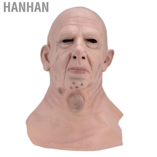 Hanhan Cosplay  Environmental Protection Lifelike Bald Head Man Safe Soft For