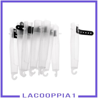 [Lacooppia1] ฝาครอบหัวคันเบ็ดตกปลา แบบใส น้ําหนักเบา 3 ขนาด 10 ชิ้น