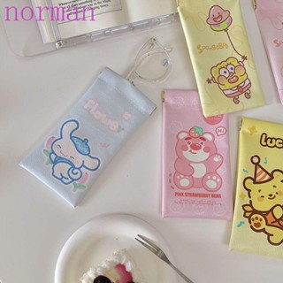 Norman กระเป๋าใส่แว่นตากันแดด ลายการ์ตูนหมี Kuromi Pochacco Kawaii Cinnamoroll Pikachu กลางแจ้ง