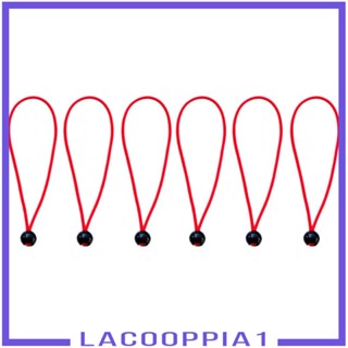 [Lacooppia1] เชือกผูกเสาธง ยืดหยุ่น ขนาด 3 มม. 15 ซม. 6 ชิ้น