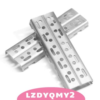 [Lzdyqmy2] แผ่นบอร์ดโลหะ กันลื่น สําหรับรถไต่หินบังคับ สเกล 1/18 2 ชิ้น