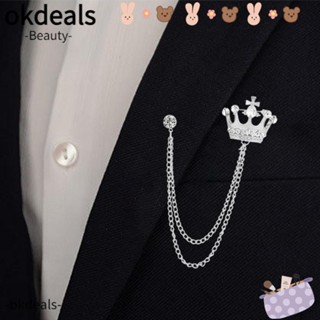 Okdeals คลิปโซ่ ประดับพู่คริสตัล เครื่องประดับแฟชั่น