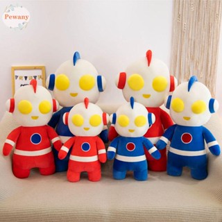 Pewany หมอนตุ๊กตานุ่ม รูปการ์ตูนอุลตร้าแมนน่ารัก สีแดง สีฟ้า ของขวัญคริสต์มาส ของเล่นสําหรับเด็ก