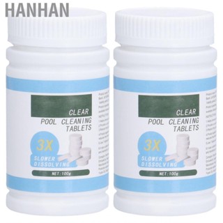 Hanhan Bath Chlorinated Cleaning Tablets  Effervescent Water Purification Chlorine Multifunctional Efficient Portable for Swimming Pools