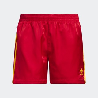 adidas ไลฟ์สไตล์ กางเกงขาสั้นผ้าทอ ผู้ชาย สีแดง HK7413