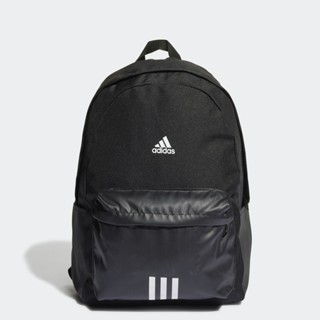 adidas ไลฟ์สไตล์ กระเป๋าเป้ Classic Badge of Sport 3-Stripes Unisex สีดำ HG0348