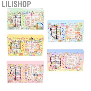 Lilishop Decorative Tape  Washi No Cutting DIY Decoration for Girl Young People Envelope Greeting Card Hand Account