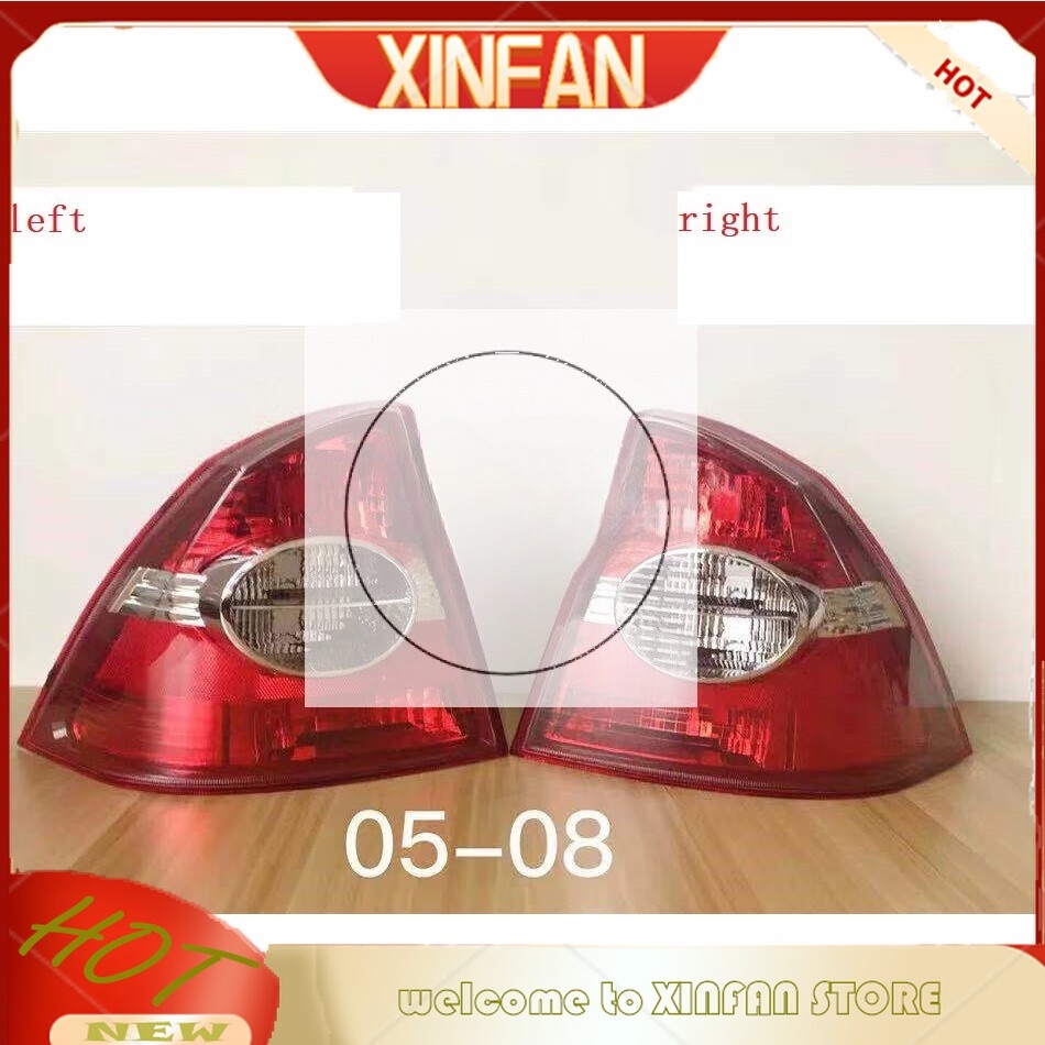 Xinfan ไฟตัดหมอกท้ายรถยนต์ อุปกรณ์เสริม สําหรับ Ford Focus Sedan 2005 2006 2007 2008-2013
