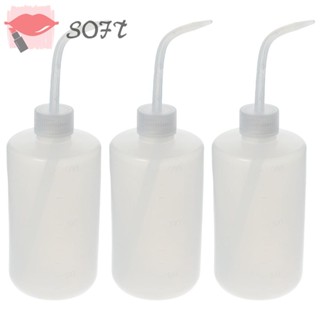 Softness ขวดใส่สบู่สัก ขนาด 500 มล. 17 ออนซ์ สีขาว 3 6 ชิ้น