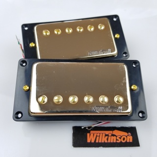 Hs-(พร้อมส่ง) ใหม่ Wilkinson Gold LP SG ES ปิ๊กอัพฮัมบัคเกอร์กีตาร์ไฟฟ้า WVC สีทอง ผลิตในเกาหลี