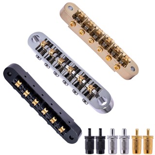 Hs-(พร้อมส่ง) หมอนสะพานสาย LP บอลบริดจ์ ตัวบน ลูกกลิ้งโค้ด หางสตริง สําหรับ Epiphone Les Paul