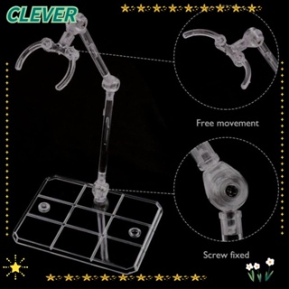 Clever ขาตั้งฟิกเกอร์อะคริลิค อเนกประสงค์ เคลื่อนย้ายได้ 6 นิ้ว อุปกรณ์เสริม สําหรับของเล่น 2 ชิ้น