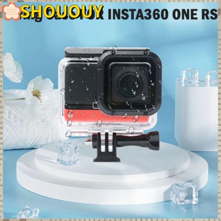 Shououy เคสกล่องกล้องพาโนรามา กันน้ํา อุปกรณ์เสริม สําหรับ Insta360 ONE RS 4K