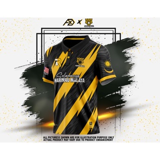 เสื้อยืดแขนสั้น ลาย Jersey HARIMAU MALAYA สําหรับผู้ชาย และผู้หญิง ไซซ์ S - 4XL