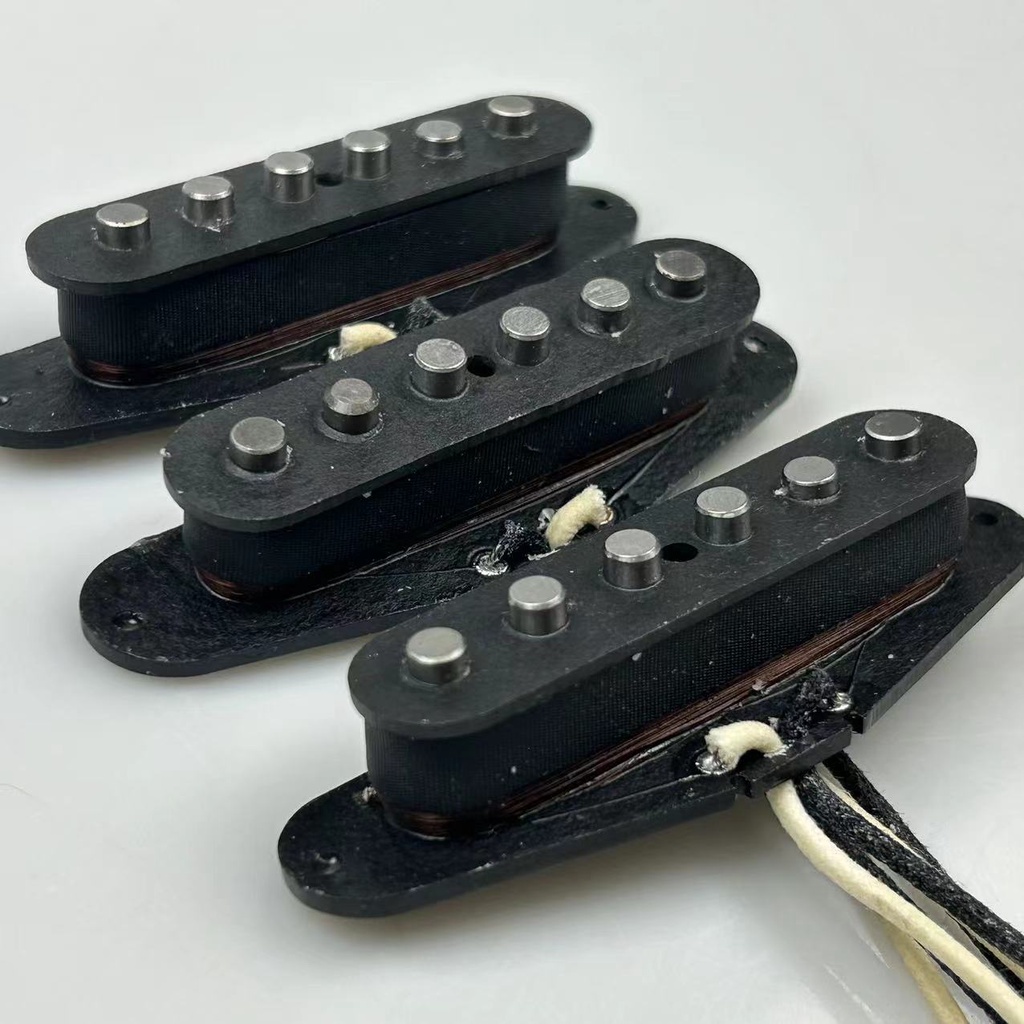 Hs-(พร้อมส่ง) ปิ๊กอัพ Texas Blues SSS Handwound Alnico 5 80's Style สําหรับกีตาร์ไฟฟ้า