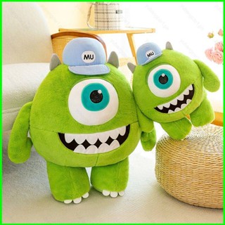 หมอนตุ๊กตานุ่ม รูปการ์ตูนมอนสเตอร์ University Mike Michael Wazowski ขนาด 60 ซม. ของเล่นสําหรับเด็ก