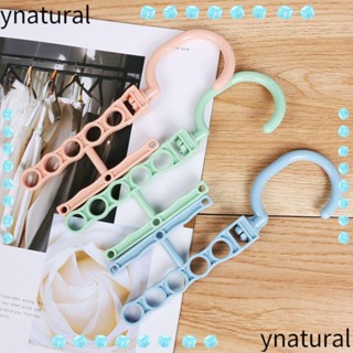 Ynatural ไม้แขวนเสื้อ พลาสติก พร้อมที่จับ สําหรับครัวเรือน