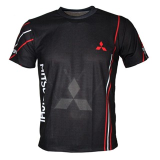 เสื้อยืด พิมพ์ลาย Mitsubishi Ralliart Camiseta Maglietta Evo Sport Tuning Travel Outdoor 4