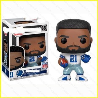 ใหม่ โมเดลฟิกเกอร์ FUNKO POP NFL Dallas Cowboys EZEKIEL ELLIOTT ของเล่น ของสะสม สําหรับเด็ก