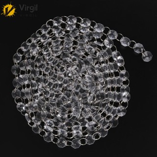 [Virgil.th] ลูกปัดคริสตัลอะคริลิค แปดเหลี่ยม 5 เมตร สําหรับตกแต่งผ้าม่าน